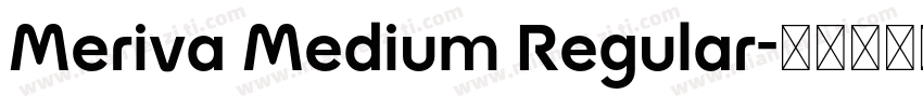 Meriva Medium Regular字体转换
